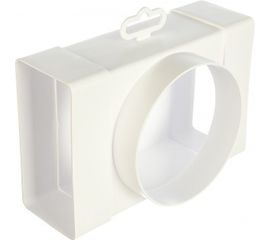 Соединитель Т-образный плоских воздуховодов 55х110 мм с выходом на фланцевый воздухораспределитель 100 мм ERA 511ТФ10П 