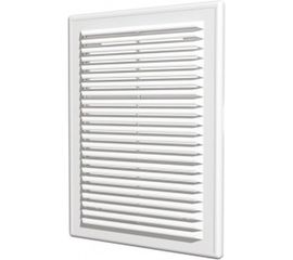 Решетка вентиляционная вытяжная (208х208 мм; белая) ERA 2121Р 