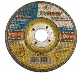 Круг зачистной по металлу тип 27 (125х6х22 мм; A 24 R BF; 14А БУ 80) Luga-Abrasiv D11201252260002 