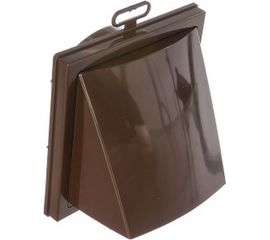 Выход стенной вытяжной с обратным клапаном (150х150 мм, с фланцем 125 мм) ERA ASA 1515К12.5ФВ кор 90-2044 