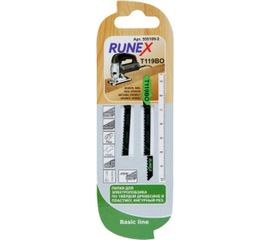 Пилки для фигурного распила 75x50 мм 12з T119BO 2 шт. Runex 555109-2 