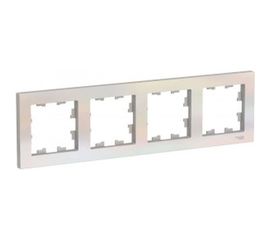 Рамка Schneider Electric 4-м ATLAS DESIGN универсальная, жемчуг ATN000404 1240266 