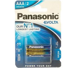 Щелочная батарейка LR03 AAA Evolta 1.5В бл/2 Panasonic 5410853044840 