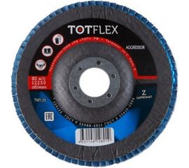 Круг лепестковый торцевой AGGRESSOR 2 (125x22 мм; Z; P80) TOTFlex 2212.807217 