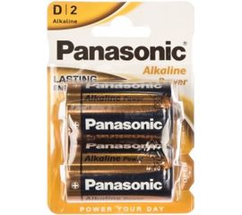 Щелочная батарейка LR20 D Alkaline 1.5В бл/2 Panasonic 5410853039211 