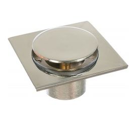 Трап ORE D1050VA, 100х100 мм, верт, слив 50 мм, мет., автомат 7079988607443 