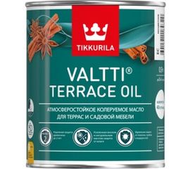 Масло для террас и садовой мебели TIKKURILA VALTTI TERRACE OIL бесцветный 2,7л 700010364 