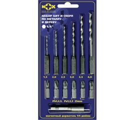 Набор бит и свёрл&nbsp;(13 предметов) NOX 556904 