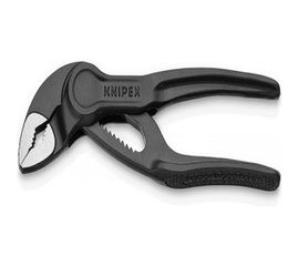 Переставные сантехнические клещи с фиксатором KNIPEX L-100 мм,COBRA XS KN-8700100 