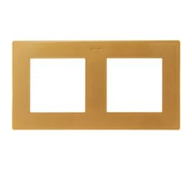 Рамка Simon 2 поста, золото 2400620-066 