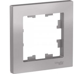 Рамка Schneider Electric 1-м ATLAS DESIGN алюминий ATN000301 1240220 