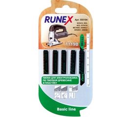 Пилки 75x50 мм, прям распил T119B, 5 шт. Runex 555104 