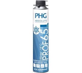 Профессиональная монтажная пена PHG Absolute PROF 65 Winter 870 ml 242415 