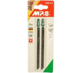 Пилки Т101BR удлиненные (132х110х2.5 мм; 2 шт.) по дереву и ДСП MPS 3102-L-2 