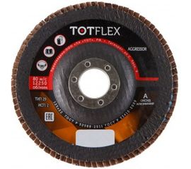 Круг лепестковый торцевой AGGRESSOR 2 (125x22 мм; A; P80) TOTFlex 2211.807217 