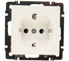 Розетка WERKEL WL01-SKG-01-IP20 с заземлением белая a028829 