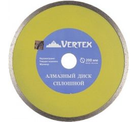 Диск алмазный сплошной (200х25.4 мм) Vertextools  04-200-6 