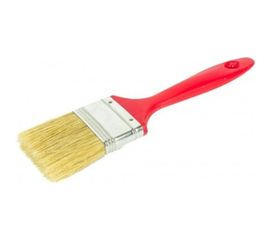 Малярная плоская кисть VIRTUS Standard натуральная щетина, пластмассовая рукоятка, 50 мм 001009050 