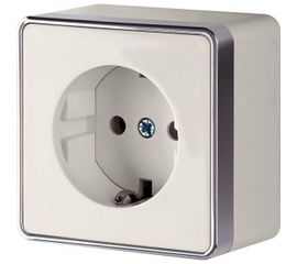 Розетка WERKEL WL15-02-01 с заземлением Gallant слоновая кость a036785 