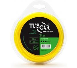 Леска для триммера Star, Standart, 1.65 мм, 15 м TUSCAR 10121316-15-1 