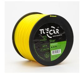 Леска для триммера Star, Standart, 2.4 мм, 349 м TUSCAR 10121324-349-4 