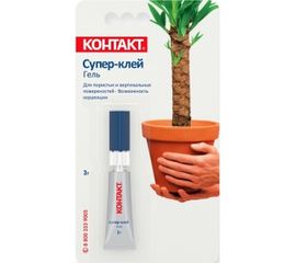 Супер-клей Контакт гель 3 г 22296 