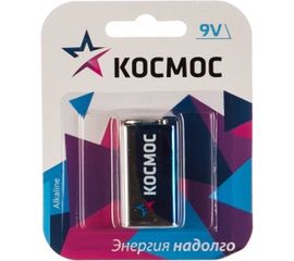 Батарейка Крона LR6LR61 Максимум 1шт КОСМОС KOC6LR61MAX1BL 