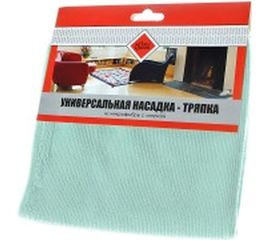 Универсальная насадка-тряпка из микрофибры с липучкой HomeQueen для швабр 58041 