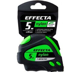 Рулетка 5м/25 мм с магнитом, автостопом, лентой нейлон EFFECTA Nylon 580525 