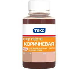Универсальная паста колер Текс № 13 коричневая 0,1 л 19046 