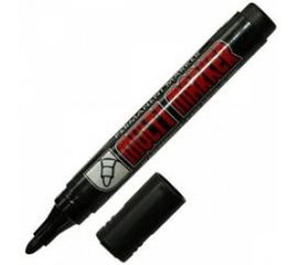 Перманентный маркер Munhwa Crown Multi Marker черный, пулевидный, 3мм CPM-800 