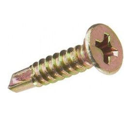 Оконный саморез Метизный двор 3,9x19 сверло, желтый, 1000 шт. 4607159062956 