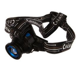 Налобный фонарь Следопыт Вольт, 1L, zoom, аккумулятор 220В+12В 500 лм 120 PF-PFL-HL24 