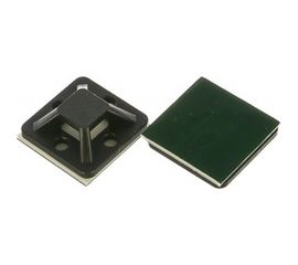 Монтажные самоклеющиеся площадки FORTISFLEX ПМС 20х20 черный 100шт 63094 