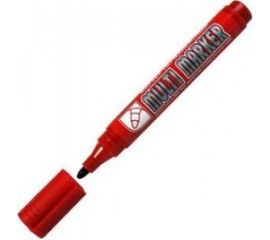 Перманентный маркер Munhwa Crown Multi Marker красный, пулевидный, 3мм CPM-800 