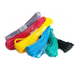 Вязаный полипропиленовый шнур, цветной, моток, 3мм х 20м Эбис 00002 