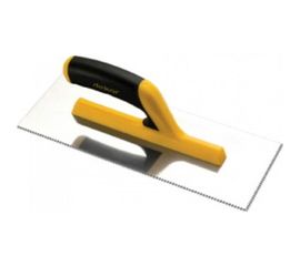 Зубчатая гладилка DEKOR HASSAN 115х295мм, треугольные зубы 2х3,6мм пластиковая ручка 131 