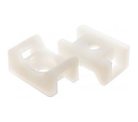 Монтажная площадка под винт FORTISFLEX ПМО 15х10 мм, белая, 100шт 62451 