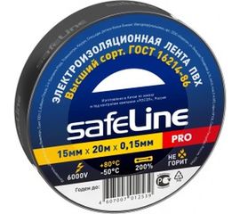 Изолента Safeline 15/20 черный 9360 