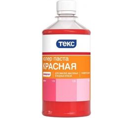 Универсальная паста колер Текс № 01 красная 0,1 л 19043 
