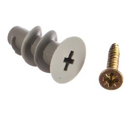 Пакет дюбель driva Метизный двор нейлон 6х22мм с шурупом 3,5х25мм 10 шт. 4607173902009 