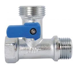 Шаровый кран трёхпроходной MPF 1/2"х3/4"х1/2" в/н/н флажок ИС.080348 