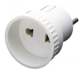 Сетевой адаптер STEKKER без заземления, 250В, 10A, IP20, белый, ADP10-05-20 39005 
