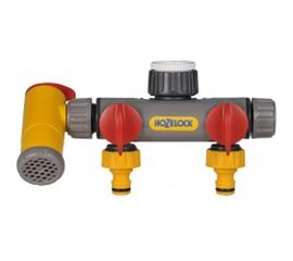 Разделитель потоков 2х канальный с краном Flow Max Hozelock 22503600 
