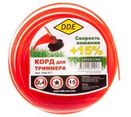 Корд триммерный Speed line (2.4 мм; 15 м; звезда) DDE 644-917 