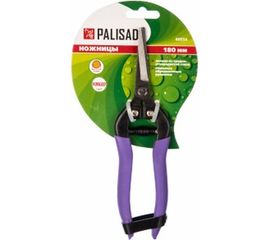 Цветочный секатор 180 мм, пружина спирал.типа, тефлон.покр, прямые режущие губки PALISAD 60554 