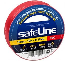 Изолента Safeline 15/10 красный 9357 