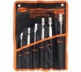 Набор торцевых шарнирных ключей 6шт 8х19мм в сумке АвтоDело 30026 12306 