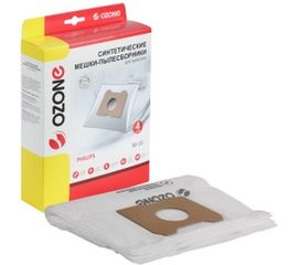 Мешки-пылесборники оригинальные синтетические OZONE (4 шт.) для Philips Athena/HR 6947 M-10 