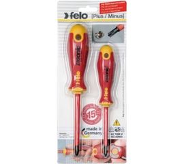 Набор крестовых диэлектрических отверток Felo Ergonic 2 шт 41792191 